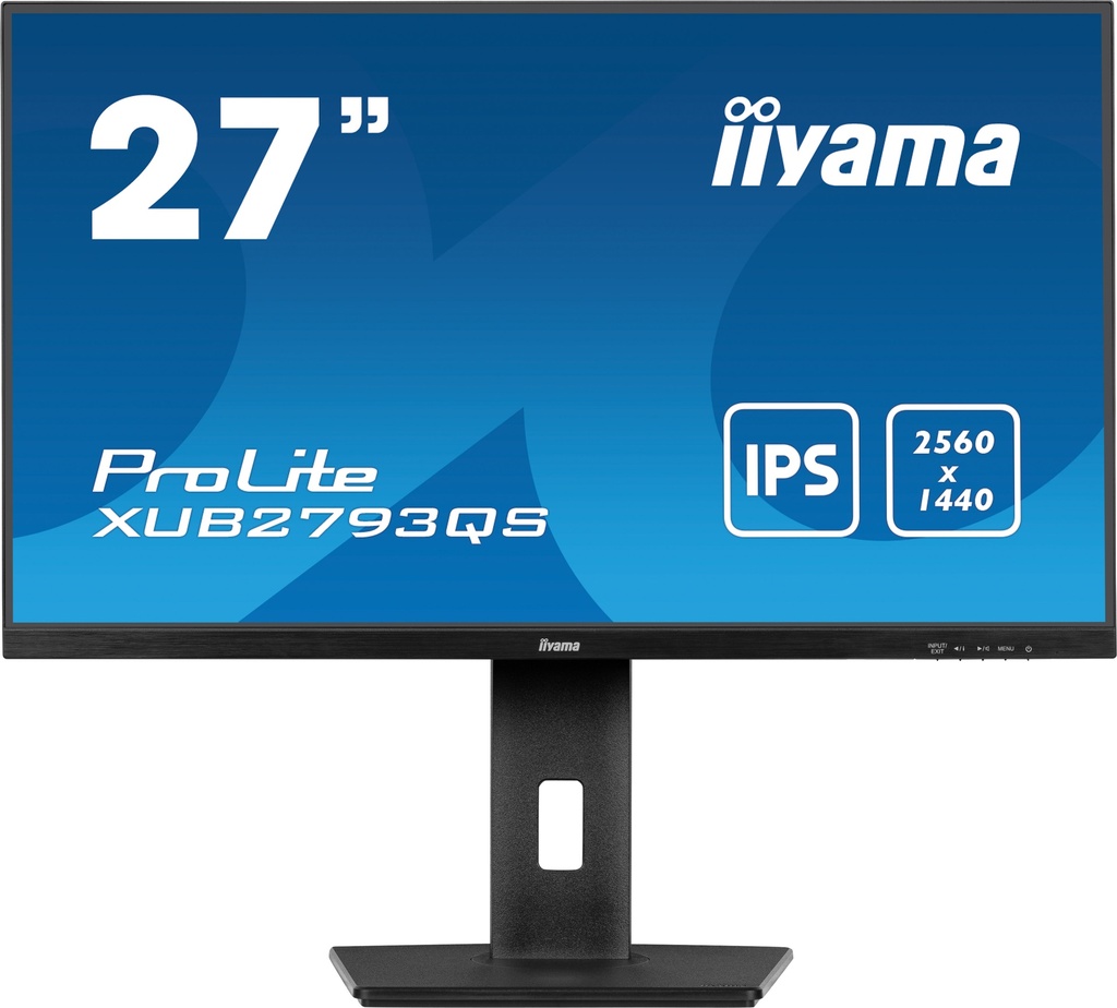 [600714440123] iiyama ProLite XUB2793QS-B7 computer monitor 68,6 cm (27") 2560 x 1440 Pixels Quad HD LED Zwart