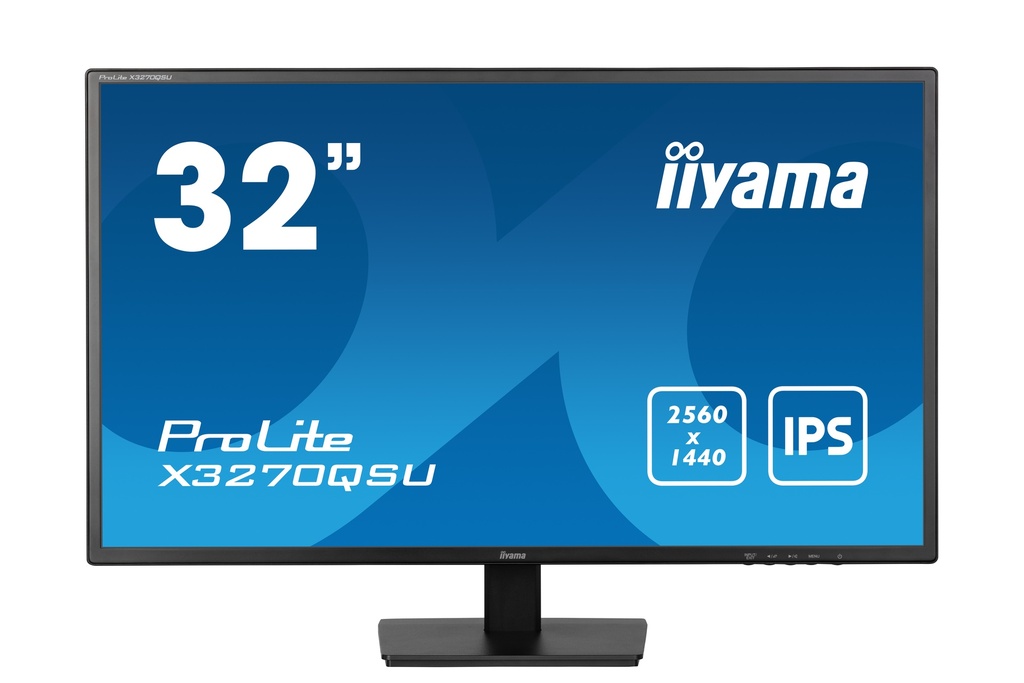 [600714440126] iiyama ProLite X3270QSU-B1 computer monitor 81,3 cm (32") 2560 x 1440 Pixels Wide Quad HD LED Zwart