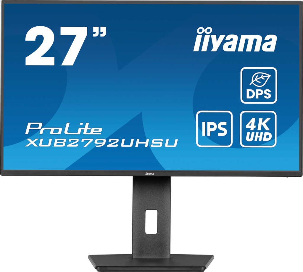 [600714440128] iiyama ProLite XUB2792UHSU-B6 computer monitor 68,6 cm (27") 3840 x 2160 Pixels 4K Ultra HD LED Zwart