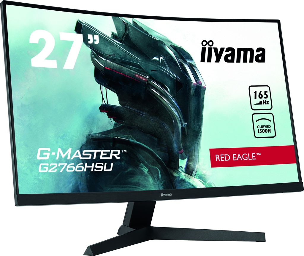 [600714440129] iiyama G-MASTER G2766HSU-B1 LED display 68,6 cm (27") 1920 x 1080 Pixels Full HD Zwart