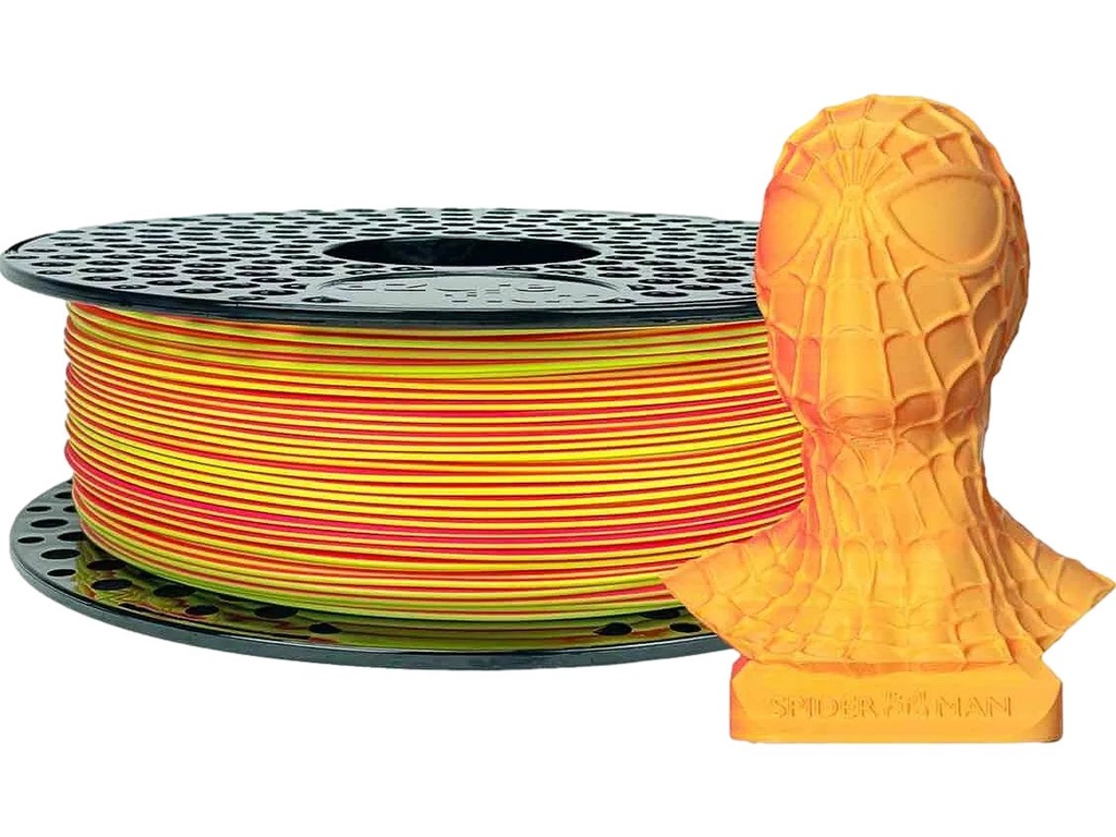 [109835440092] AZUREFILM PLA 1,75mm DUAL NEON YELLOW - PINK 1kg