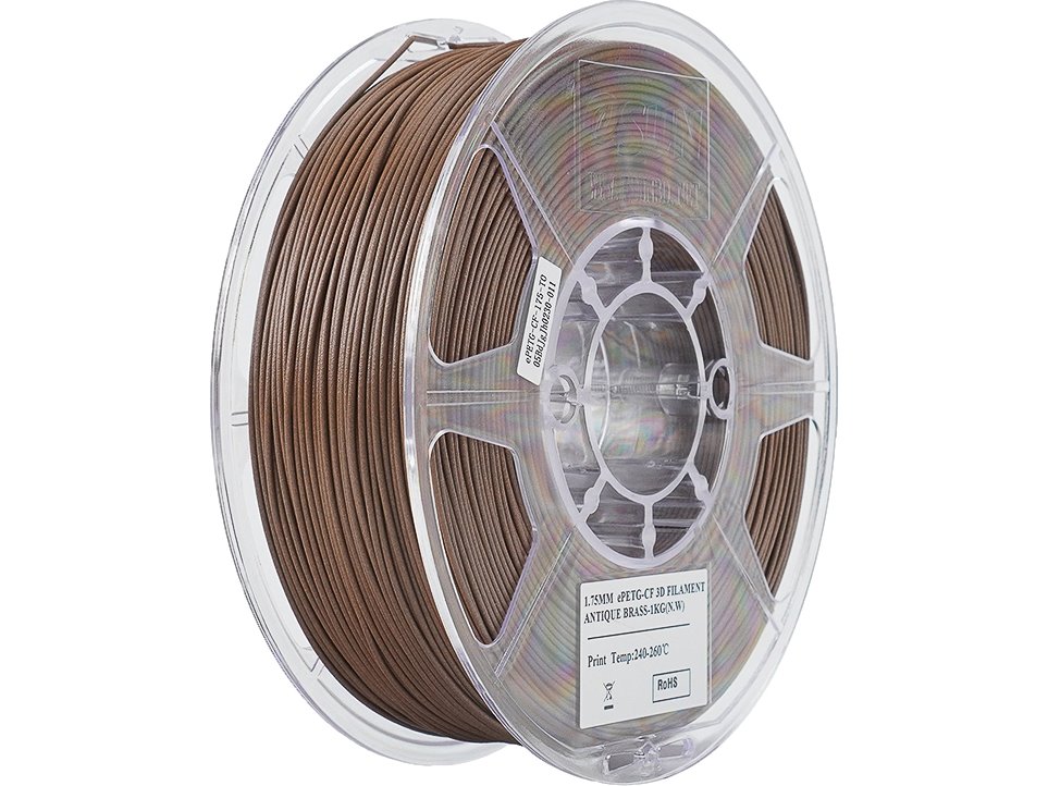 ESUN EPETG-CF 1,75mm ANTIQUE BRASS 1kg