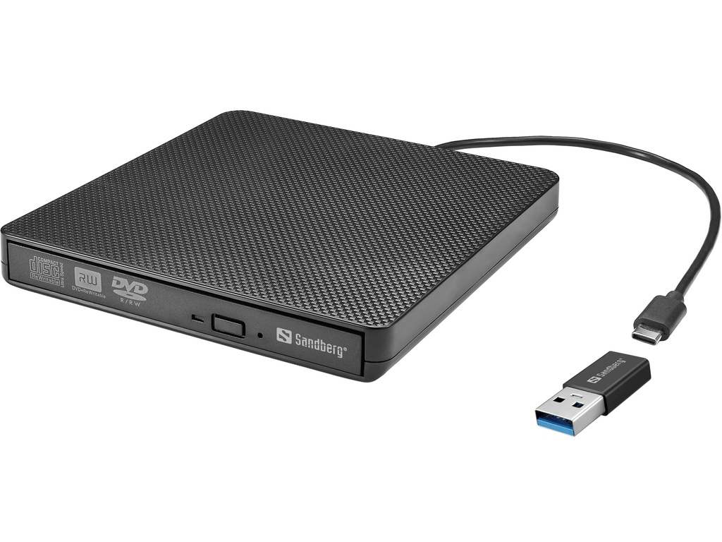 [215811440003] Sandberg USB-C/A DVD Drive