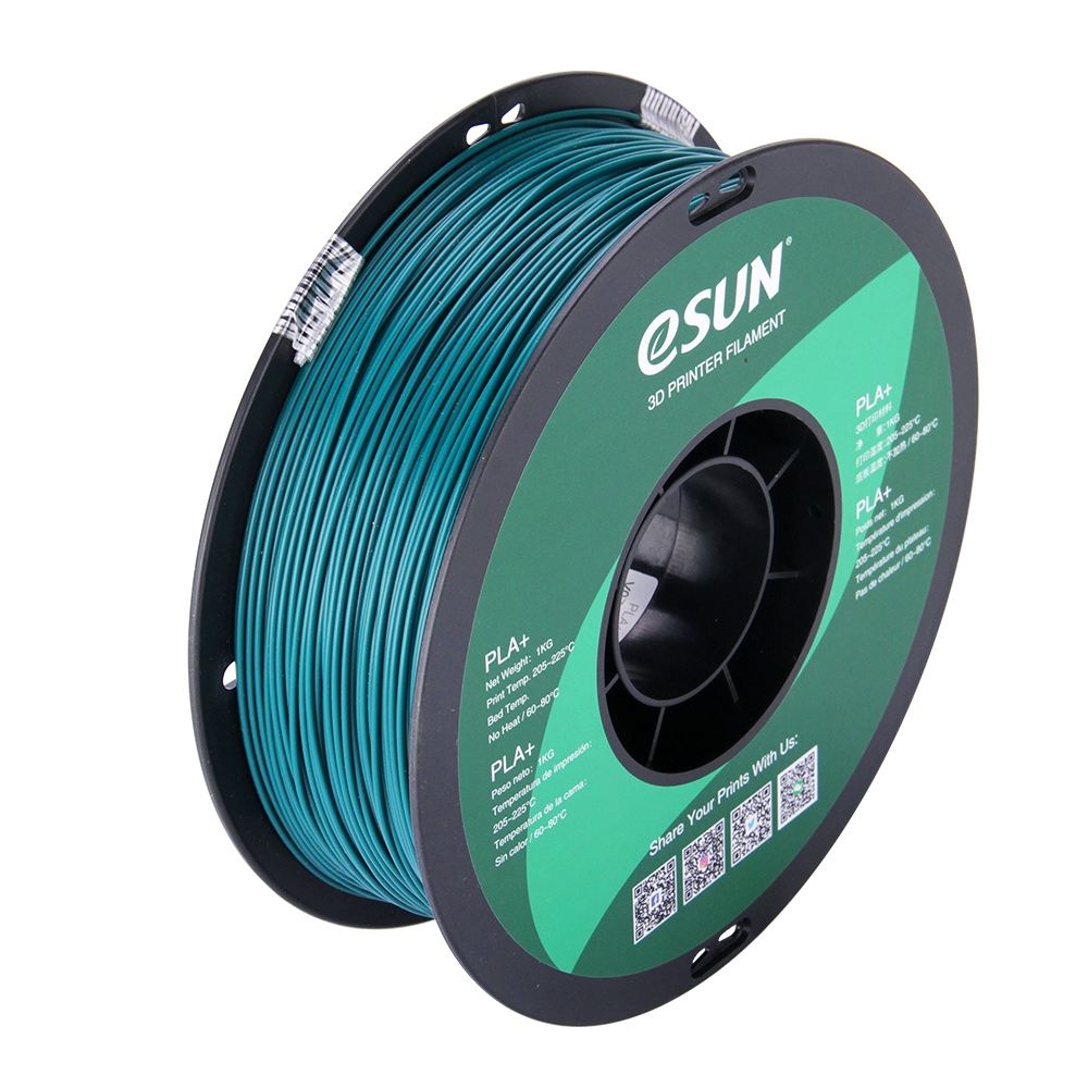 eSUN PLA+175G1 3D-printmateriaal Polymelkzuur-plus (PLA+) Groen 1 kg