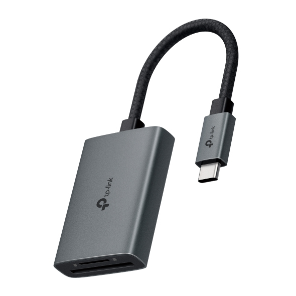 TP-Link UA430C geheugenkaartlezer USB 3.2 Gen 1 (3.1 Gen 1) Type-C Grijs