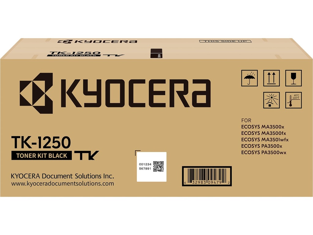 KYOCERA 1T0C3H0NL0 KYOCERA TK1250 Ecosys toner