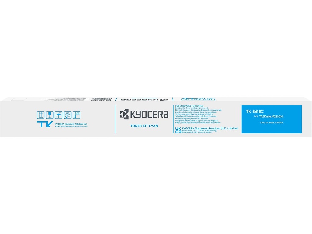 [120033443284] KYOCERA 1T0C2LCNL1 KYOCERA TK8615C TA toner cyan
