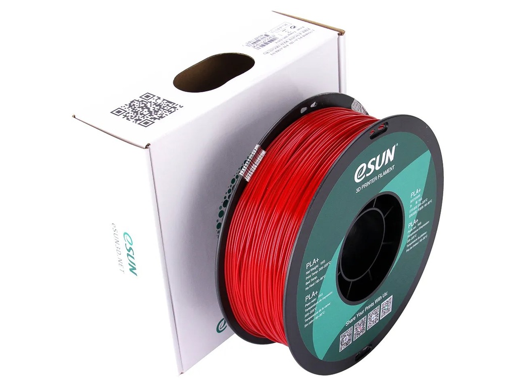 [109866440019] ESUN PLA+ 1,75mm FIRE ENG. RED 1kg