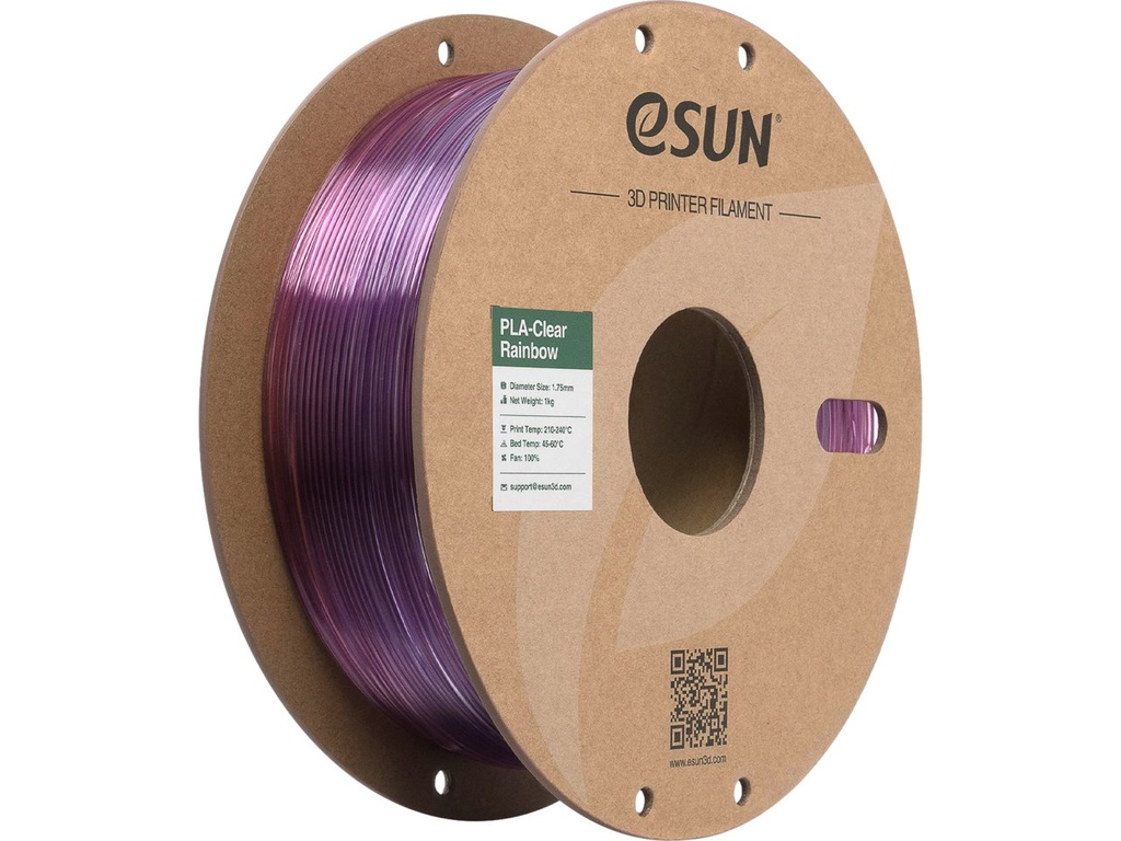 ESUN PLA CLEAR 1,75mm PURPLE RED 1kg