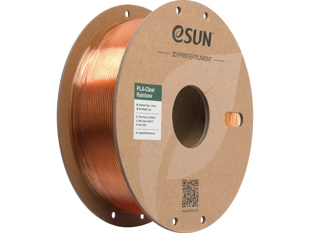 ESUN PLA CLEAR 1,75mm YELLOW PINK 1kg