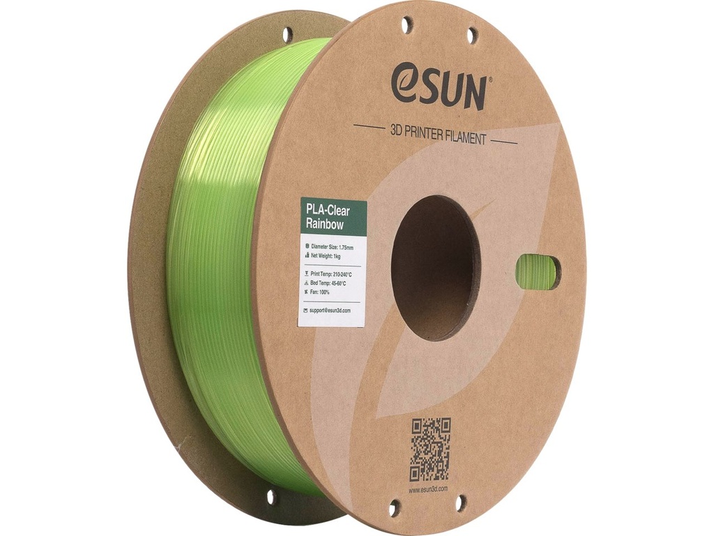 ESUN PLA CLEAR 1,75mm GREEN CRYSTAL 1kg