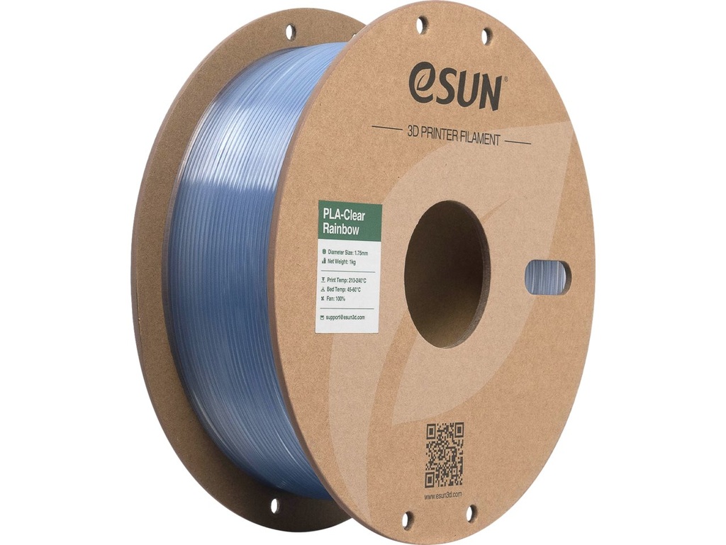 ESUN PLA CLEAR 1,75mm BLUE CRYSTAL 1kg