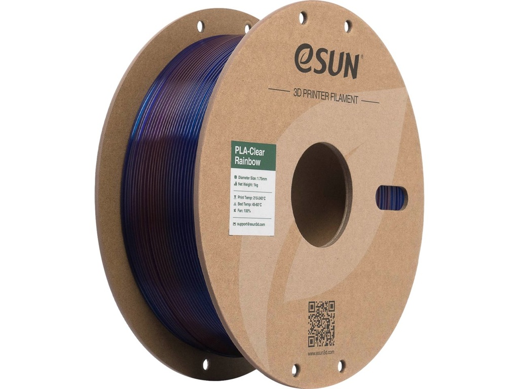 [109866440493] ESUN PLA CLEAR 1,75mm TRANSL BLUE PURPLE 1KG