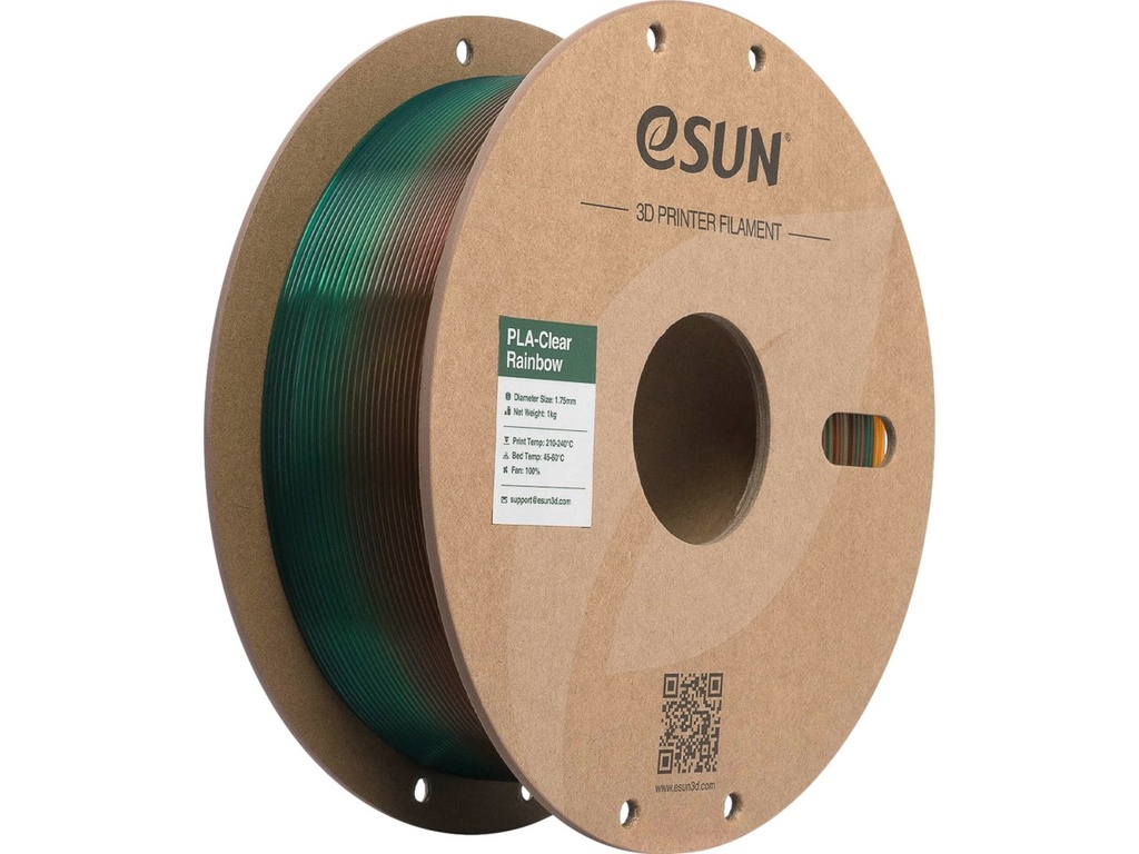 ESUN PLA CLEAR 1,75mm TRANSL RAINBOW A 1kg