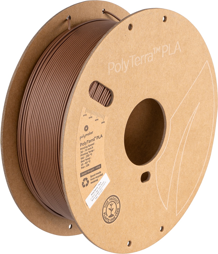 [109423440189] Polymaker PM70907 3D-printmateriaal Polymelkzuur Bruin 1 kg