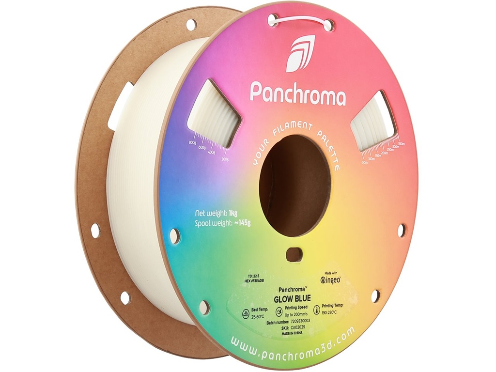 POLYMAKER PLA GLOW 1,75mm BLUE 1kg