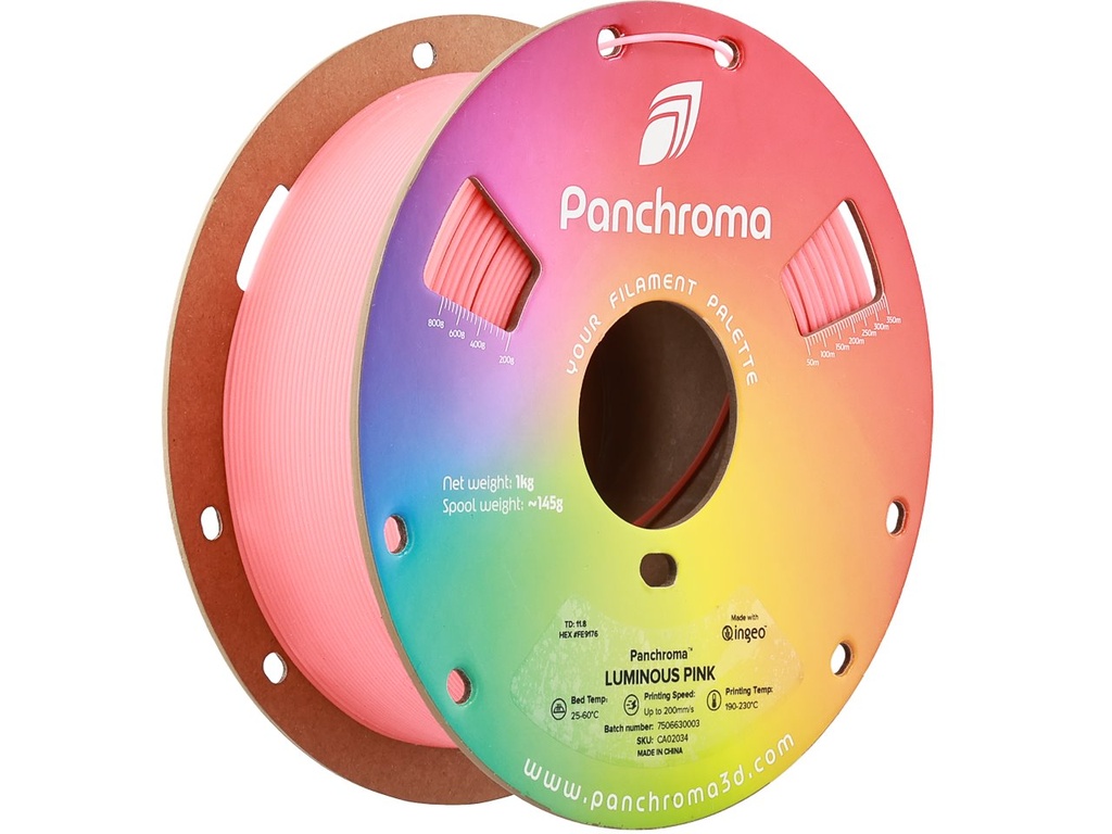 [109423440079] POLYMAKER PLA LUMINOUS 1,75mm PINK 1kg