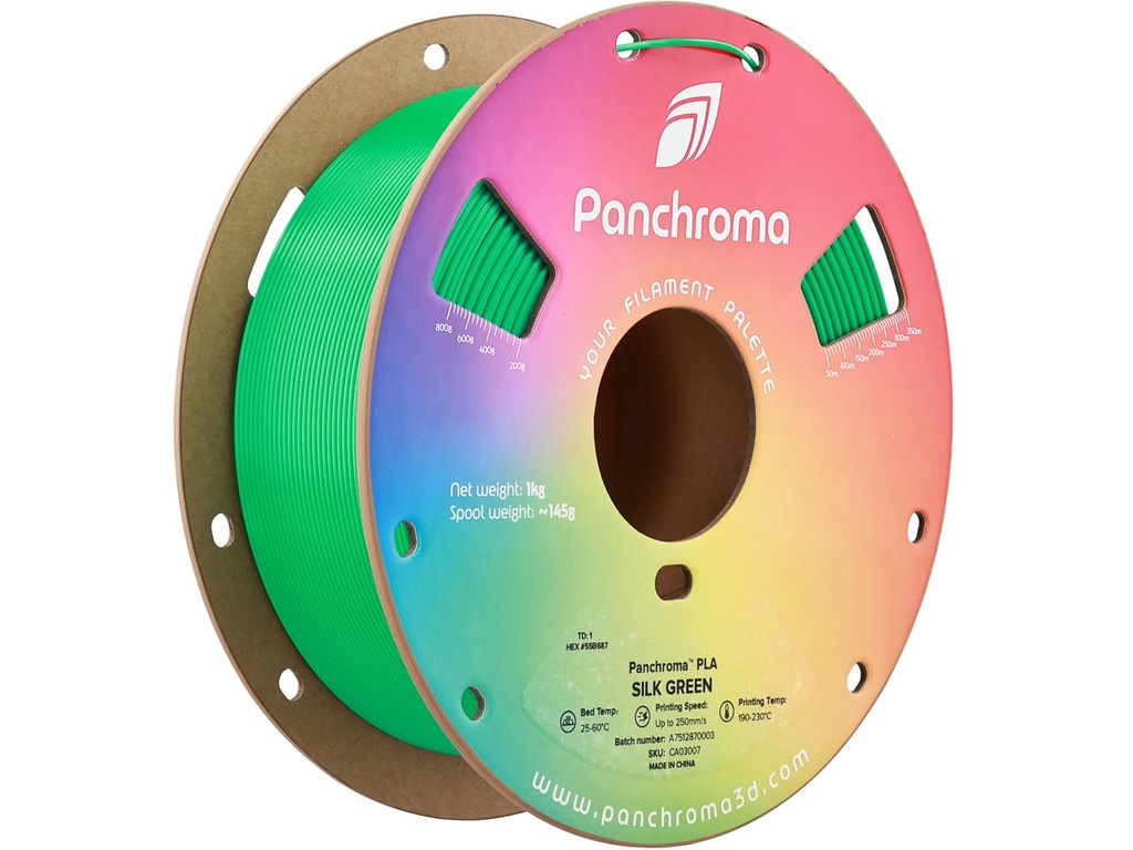 POLYMAKER PLA SILK 1,75mm GREEN 1kg