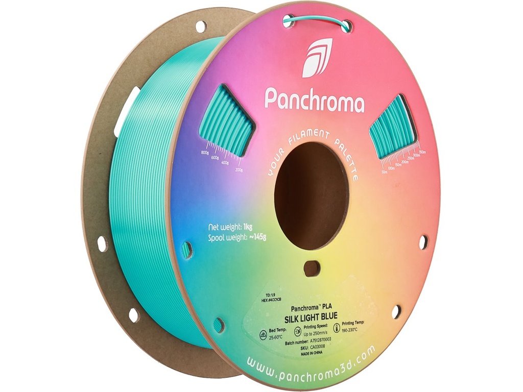 POLYMAKER PLA SILK 1,75mm LIGHT BLUE 1kg