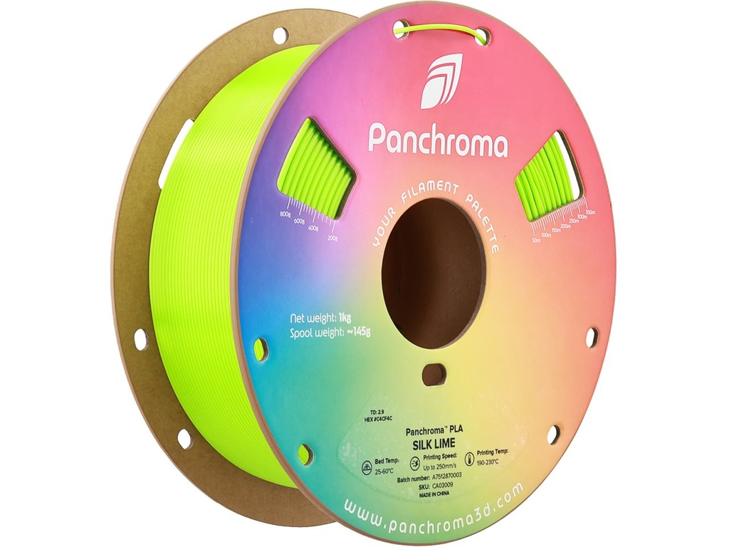 POLYMAKER PLA SILK 1,75mm LIME 1kg