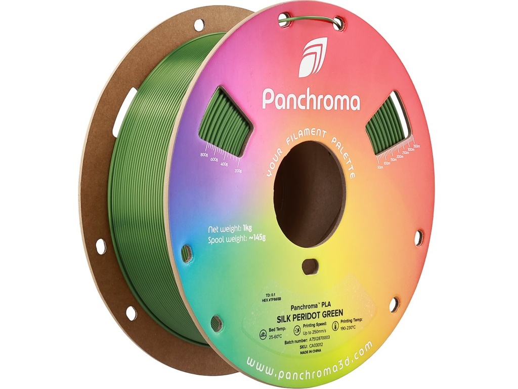 POLYMAKER PLA SILK 1,75mm PERIDOT GREEN 1kg