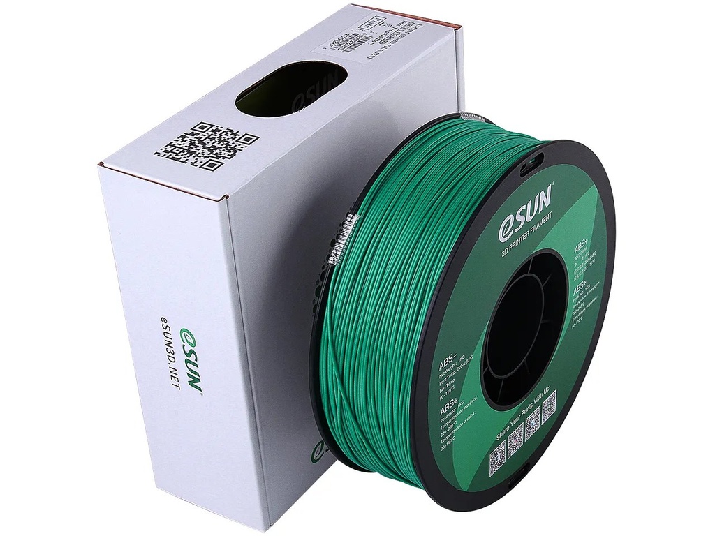 [109866440030] ESUN ABS+ 1,75mm GREEN 1kg