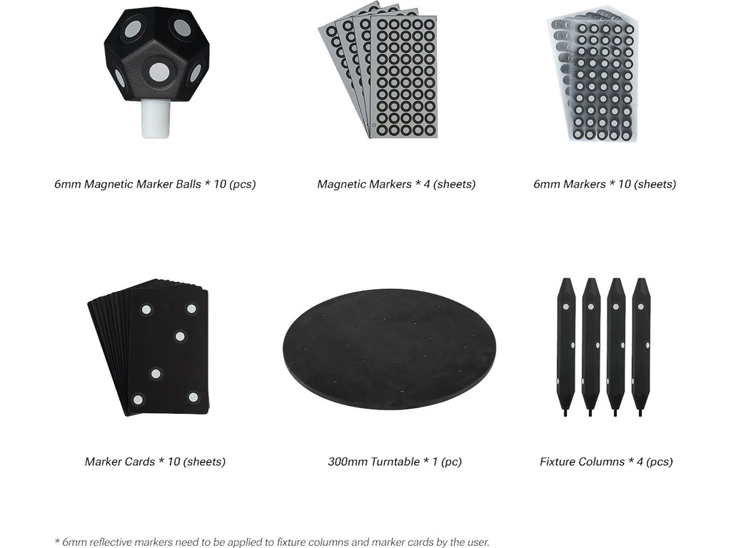 SHINING 3D ACCESSORY PRO KIT TURNTABLE/MAKERS