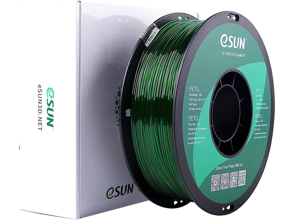 [109866440046] ESUN PETG 1,75mm GREEN 1kg