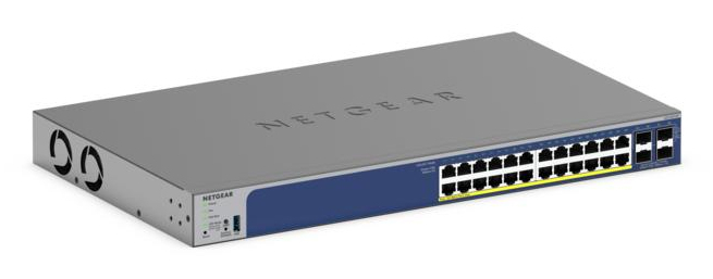 [415853440099] NETGEAR GS728TX L2/L3 10G Ethernet (100/1000/10000) Zwart