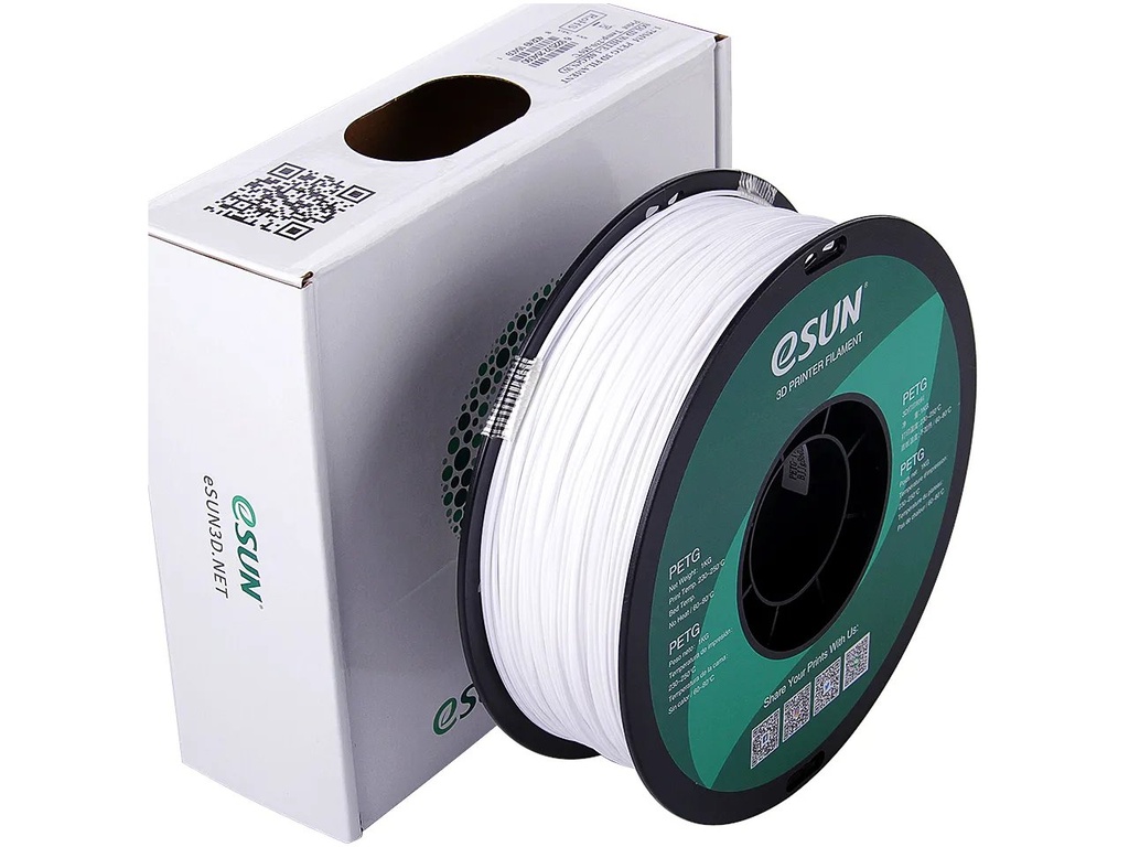 [109866440049] ESUN PETG 1,75mm SOLID WHITE 1kg