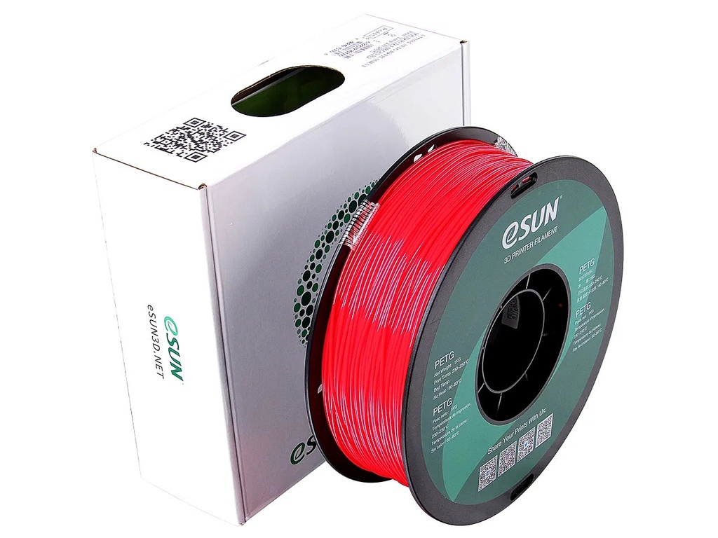 [109866440050] ESUN PETG 1,75mm SOLID RED 1kg