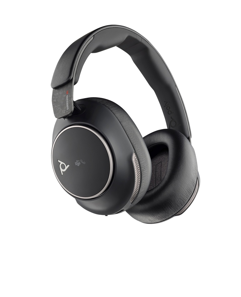 [410657440106] Poly Voyager Surround 80 UC Microsoft Teams Certified USB-C Headset + USB-C/A-adapter