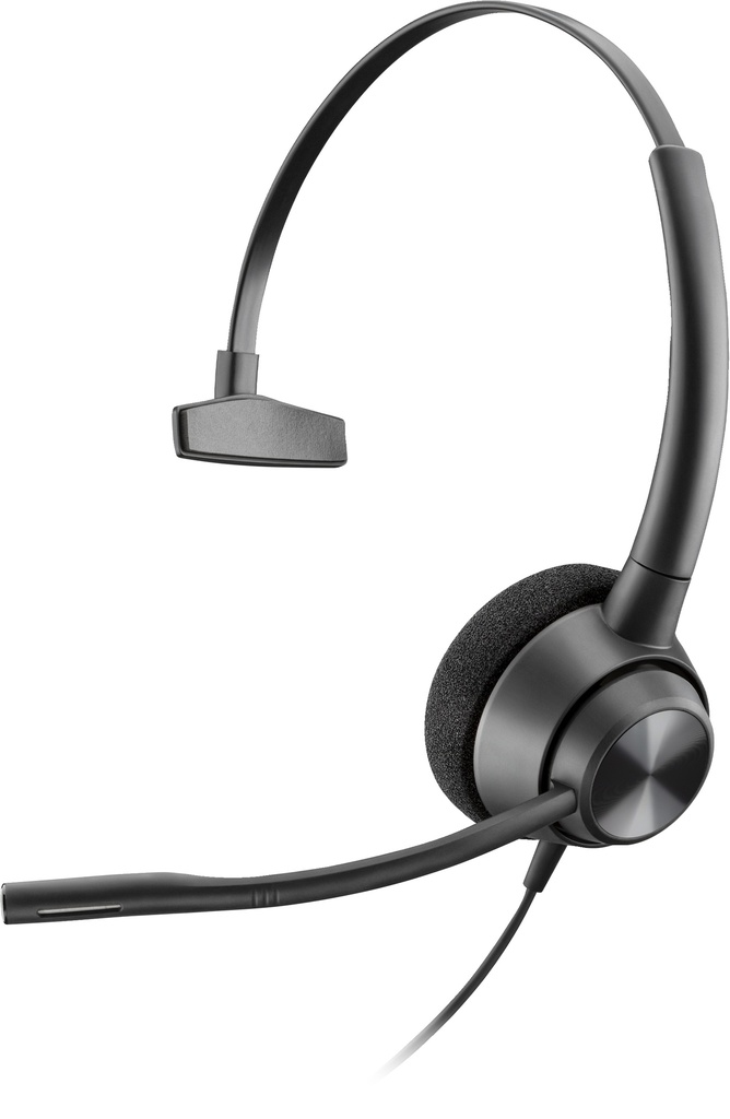 [410657440118] Poly EncorePro 310 Monoaural met Quick Disconnect Headset TAA