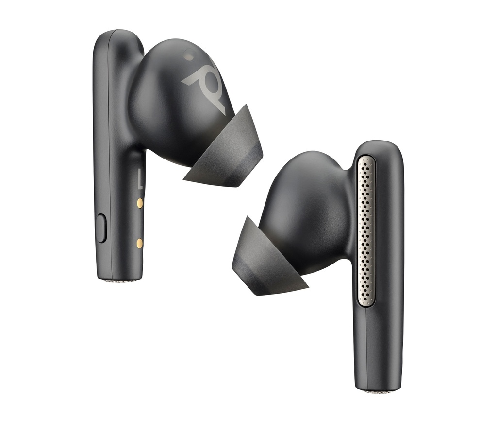 Poly Voyager Free 60+ UC Carbon Black Earbuds + BT700 USB-C-adapter + oplaadcase met touchscreen