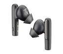 Poly Voyager Free 60+ UC Carbon Black Earbuds + BT700 USB-C-adapter + oplaadcase met touchscreen
