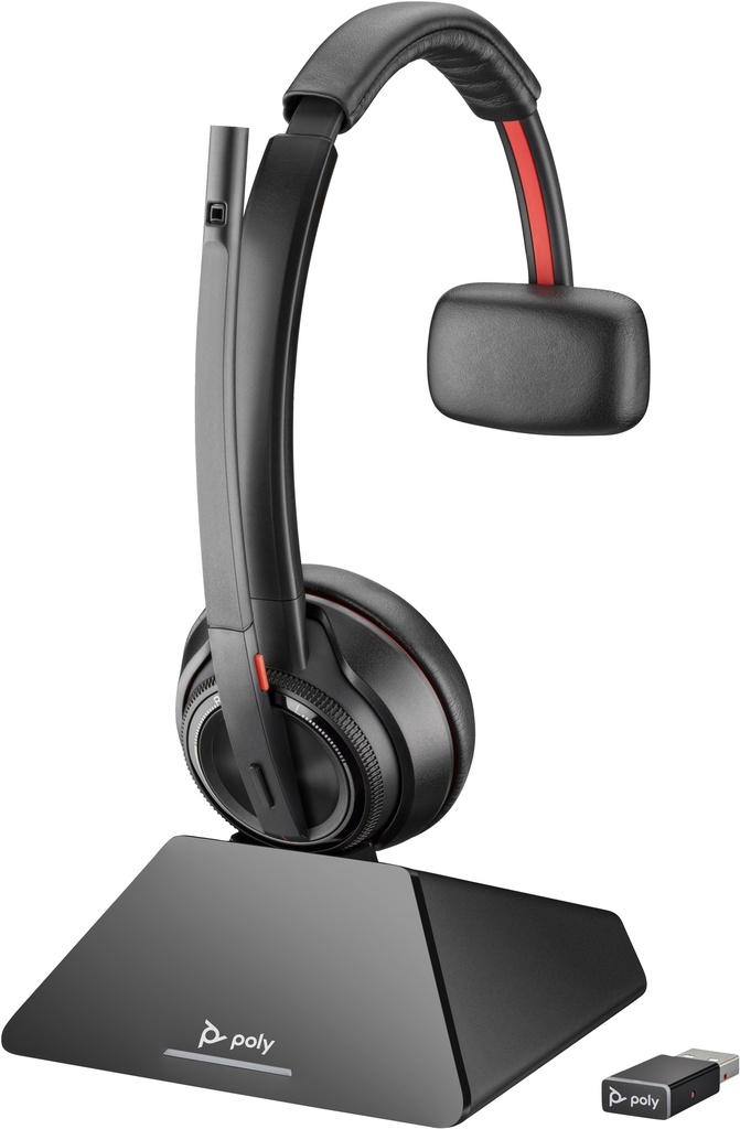 [410657440194] Poly Savi 8210-M Office DECT 1880-1900 MHz Single Ear Headset