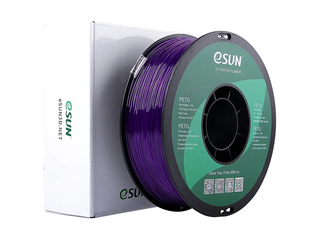 [109866440057] ESUN PETG 1,75mm SOLID PURPLE 1kg