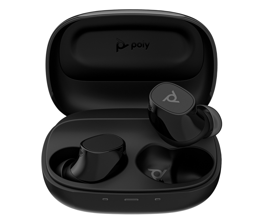 [410657440233] Poly Voyager Free 20 Gray Earbuds +Basic Charge Case