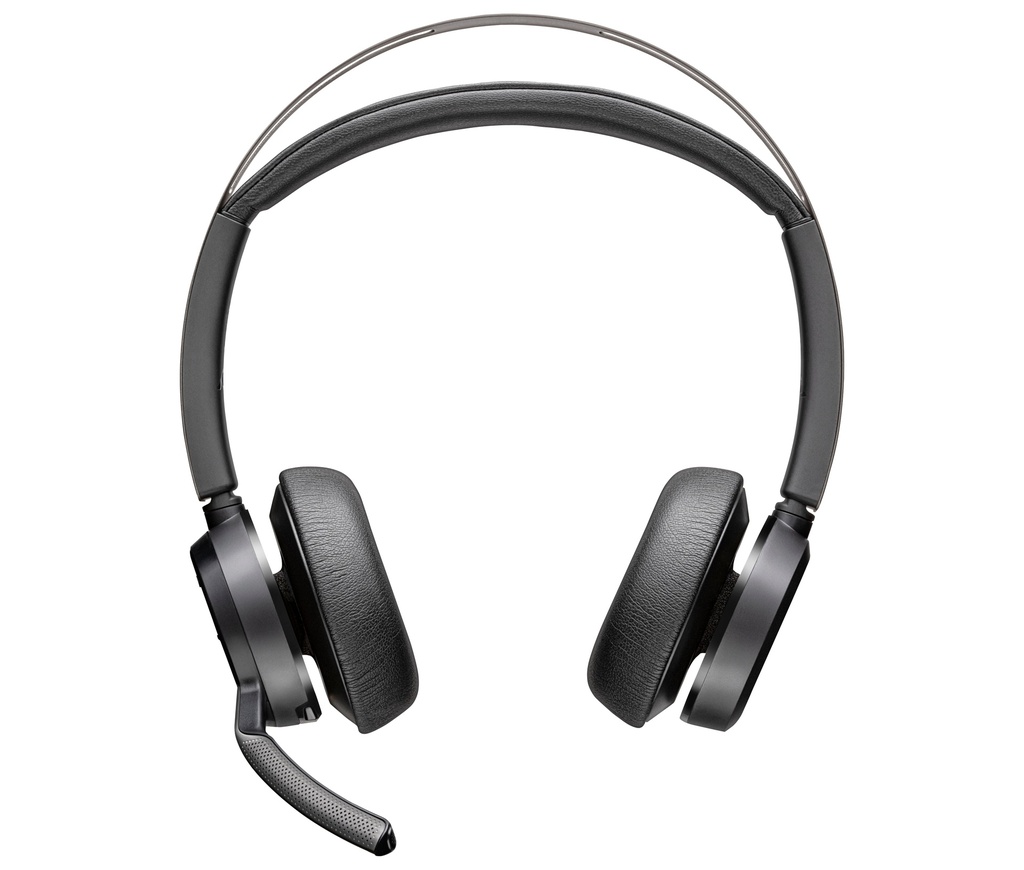 [410657440247] Poly Voyager Focus 2 USB-C-C Headset +USB-C/A Adapter +Charging Stand