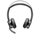 Poly Voyager Focus 2 USB-C-C Headset +USB-C/A Adapter +Charging Stand