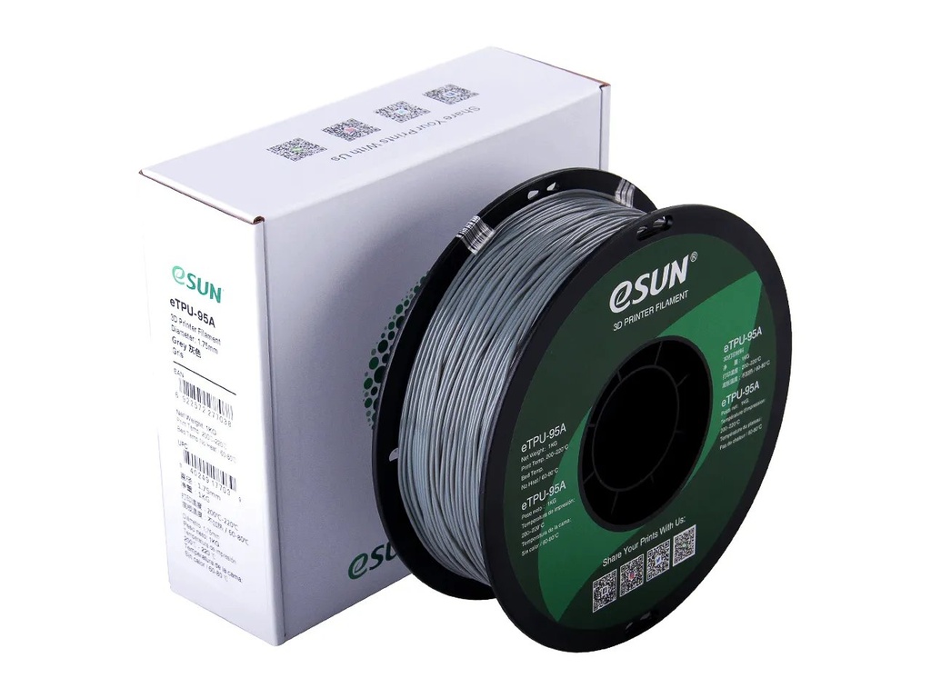 [109866440062] ESUN ETPU-95A 1,75mm GREY 1kg