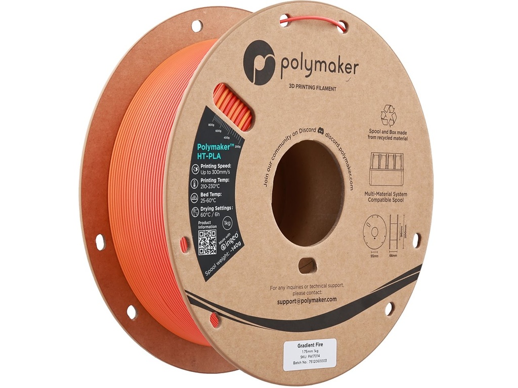 POLYMAKER HT-PLA 1,75mm GRADIENT FIRE 1kg
