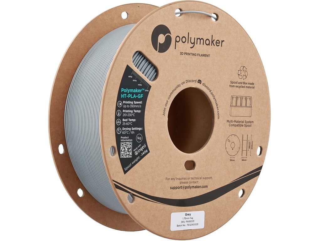 POLYMAKER HT-PLA-GF 1,75mm GREY 1kg