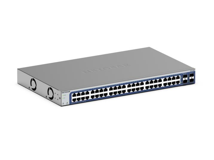 [415853440105] NETGEAR GS748Tv6 Managed L2/L3/L4 Gigabit Ethernet (10/100/1000) Zwart, Grijs