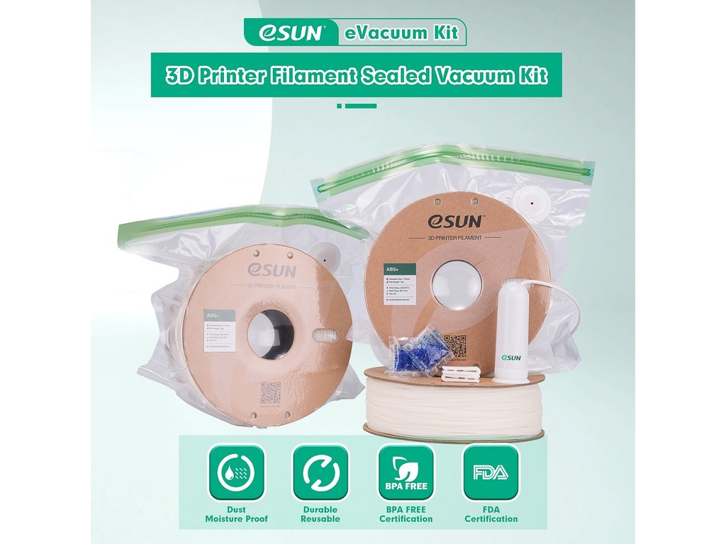 ESUN EVACUUM KIT PRO3-10BAGS+PUMP+DESICCANTS