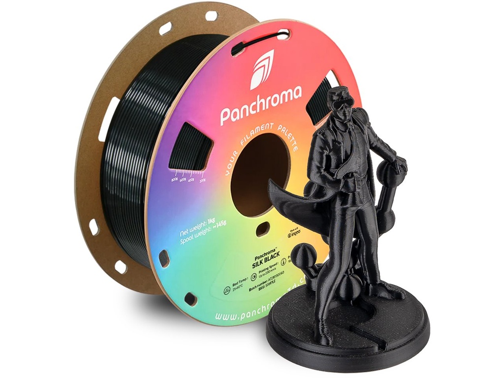 POLYMAKER PLA SILK 1,75mm BLACK 1kg