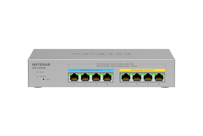 NETGEAR MS108TUP Unmanaged L2 2.5G Ethernet (100/1000/2500) Power over Ethernet (PoE) Grijs
