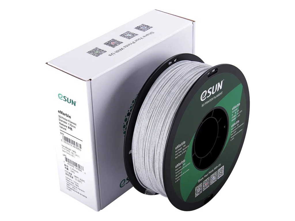 [109866440089] ESUN EMARBLE 1,75mm NATURAL 1kg