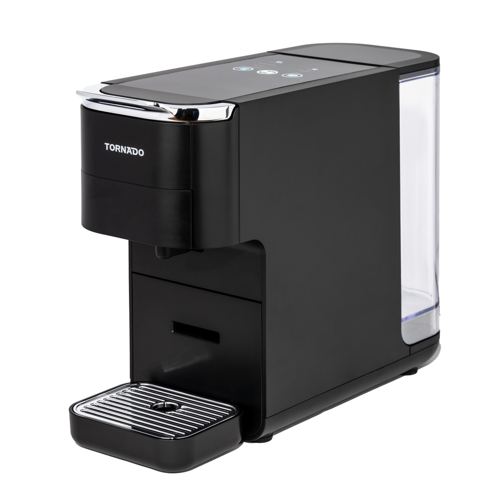 [650416440004] TORNADO TCM7042-GS koffiezetapparaat Volledig automatisch Koffiepadmachine 1,5 l