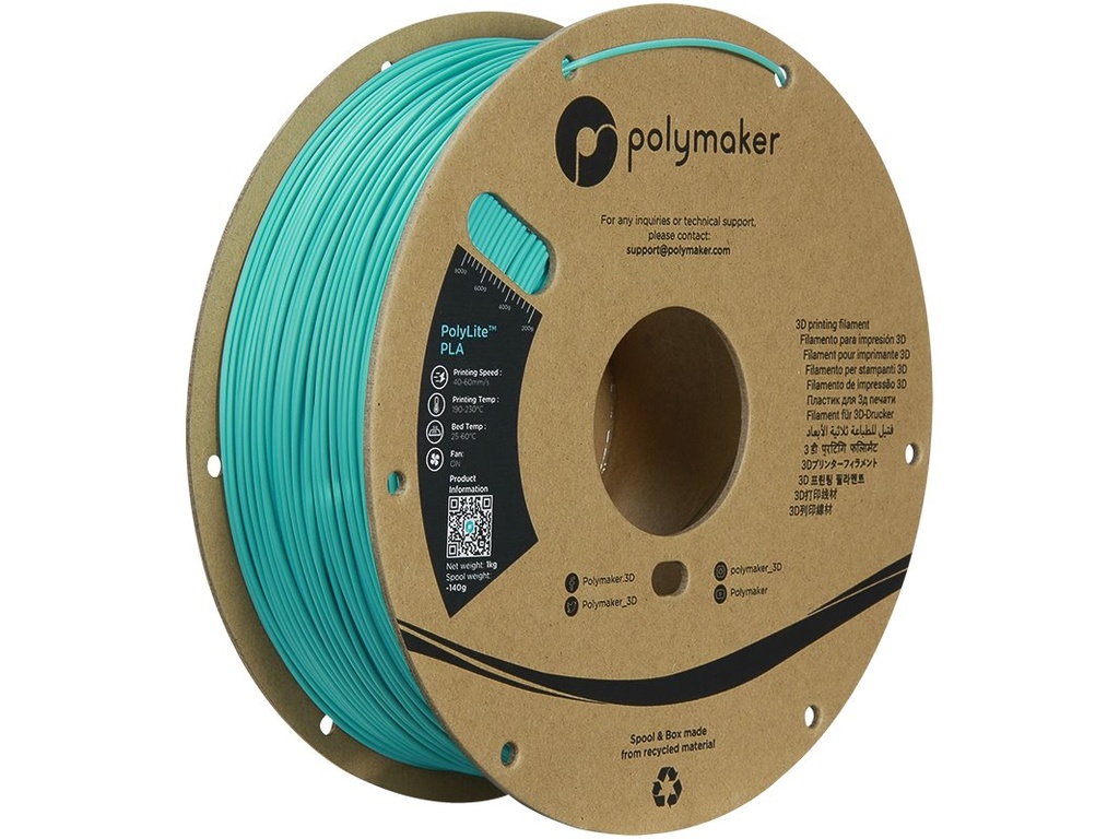 POLYMAKER PLA 1,75mm TEAL 1kg